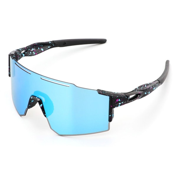 Solglasögon cykelglasögon män kvinnor vattenöverföringstryck sportglasögon cykelglasögon för utomhussport cykling löpning golf UV 400 skydd