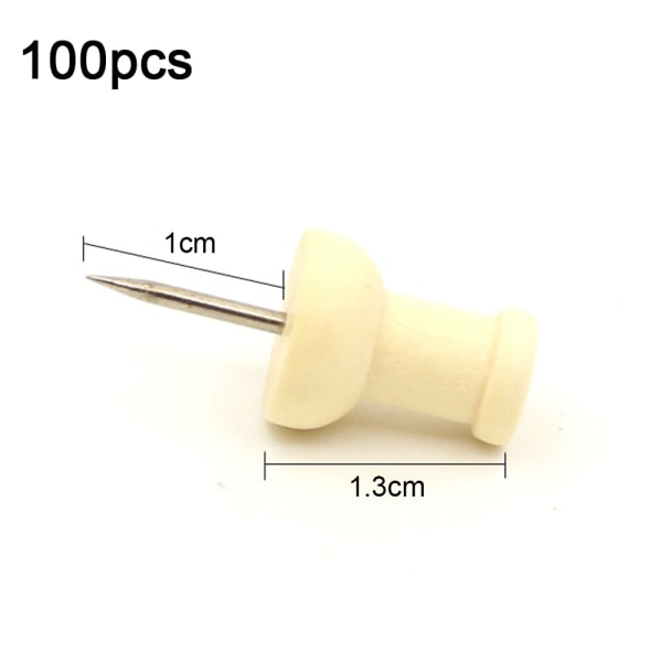 Tumstift - Standard Push Pins Stålspets och trä används