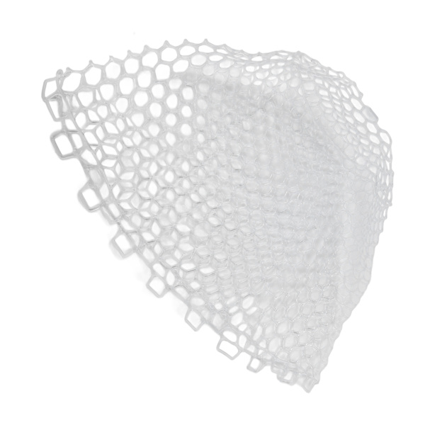 Hopfällbart fiskenät för flugfiske, hopfällbart fiskenät, 47 cm djup, gummi för utbyte