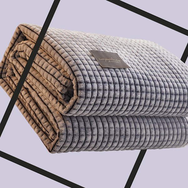 Elegant Dubbelsidig Mjuk Lätt Fleece, Svalkande Bomull För Året-Runt-Komfort, Andningsbart Fukttransporterande Tyg, Perfekt För Soffa Och Säng