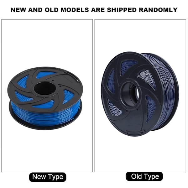 PLA Filament 1.75mm 1KG Tryckmaterial 3D-skrivartillbehör Blå för Heminredning