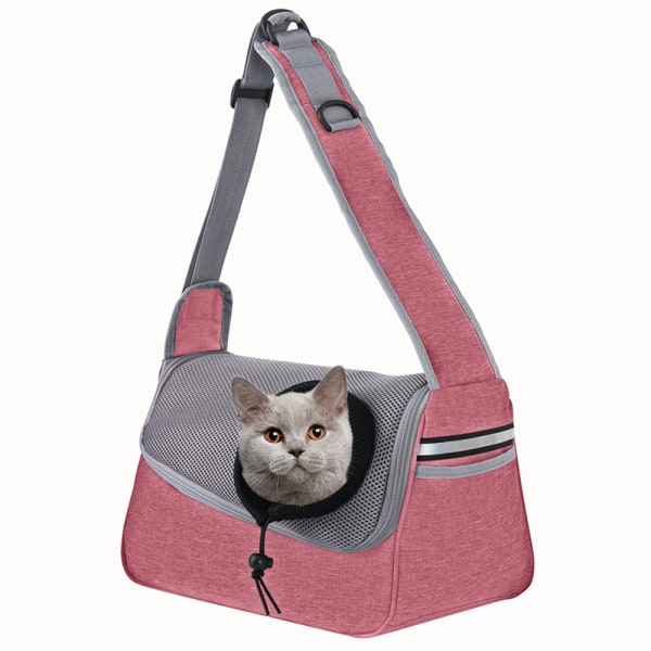 Dog Cat One shoulder Crossbody Pet Bag Andas Mesh Travel