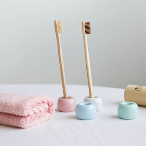 Mini keramisk tandborsthållare för badrummet, även lämplig