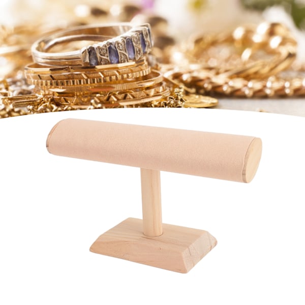 2 st Armbandsdisplayställ Träsmycken Klockhållare Enkellagers Armbandsställ för Sovrum Butik