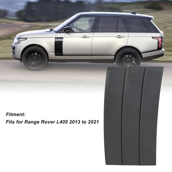 Främre Skärm Sido Ventil Grå Sido Skärm Ventiler Lamellgaller Dörr Luftventiler Skydd Formlist Trim för Range Rover L405 2013 till 2021 Vänster LR096540