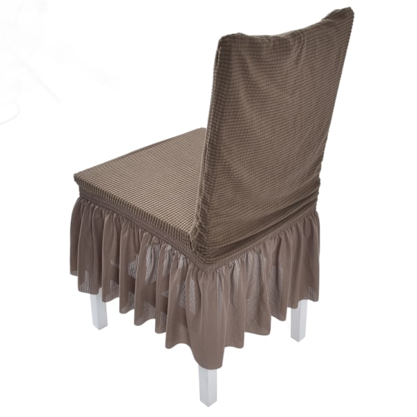 Stolsöverdrag Elegant Stil Hög Elasticitet Glansig Känsla Bred Användning Hållbar Polyesterfiber Spandex Stolsöverdrag Typ A