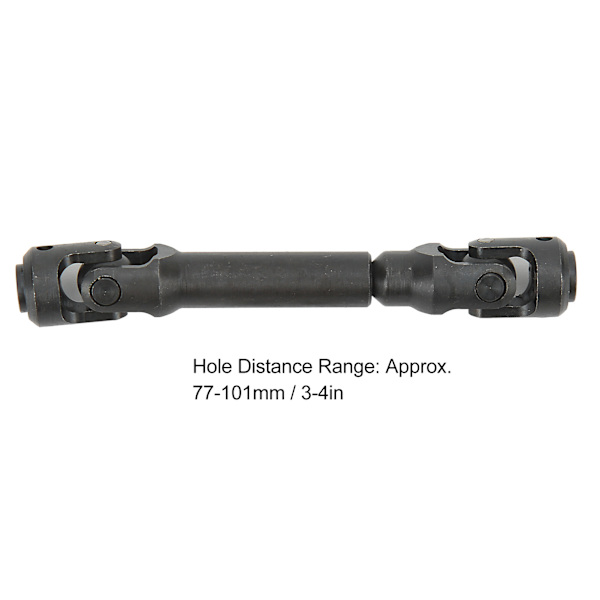 Universell drivaxel ersättning stål spline axel för 1/10 fjärrkontroll klättring bil 77-101mm / 3-4in