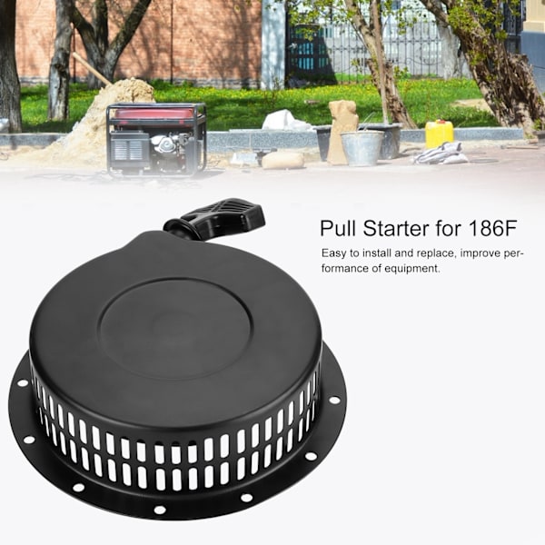 Dragstartaraggregatbyte för 186F-motor Generatortillbehör Reservdelar