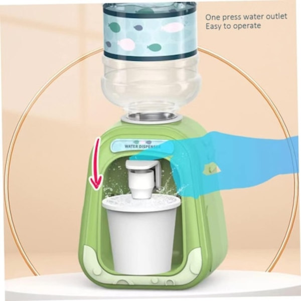 Minivattendispenser, Plast, Grön