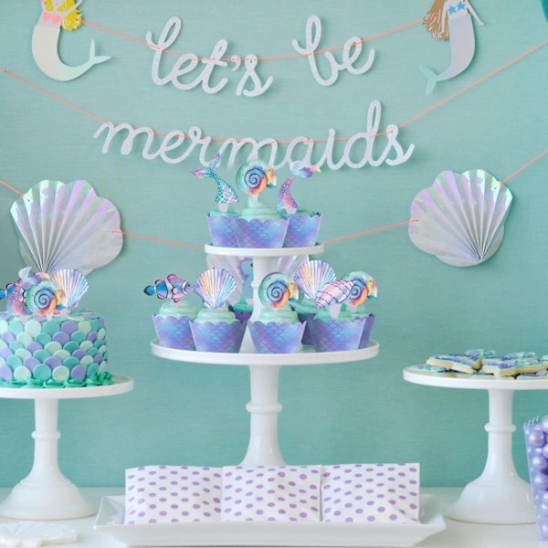 Oceanic Cupcake Tillbehör, Dubbelsidiga Formar & Toppers, Pålitligt Material För Minnesvärda Firanden, Enkel Användning Under Havet Tema (48 ST)