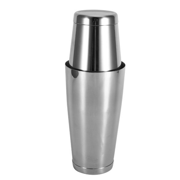 7-delad Cocktail Shaker-set i Borstat Silverfärgad Rostfritt Stål, Bartender Kit, Bartillbehör