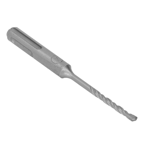 5 st Rotationshammarborr Bits med Cementerad Karbidspets Spiral 2 Flöjtar Slagborr Bits för Tegel Sten 110mm 4mm/0.16in Öppen Diameter