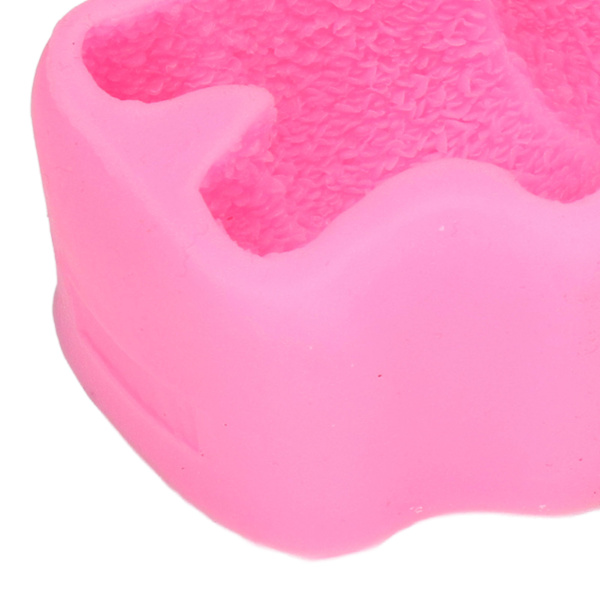 Silikonform Anti-stick Design Lätt att avforma God seghet Djur Silikonform för DIY Tårta Fondant Choklad Muffin