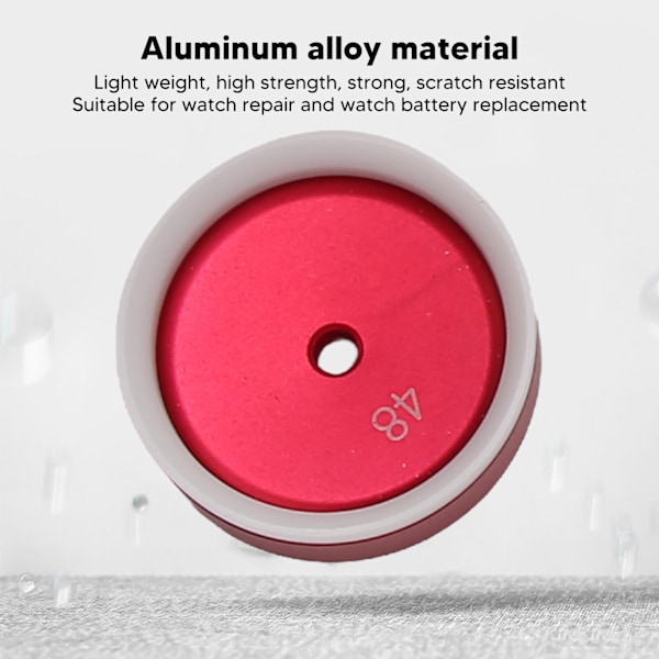 20 ST Watch Case Press Set Aluminiumlegering Bezel Inserts Watch Tool 20 mm till 58 mm för Klockreparation Klockbatteribyte