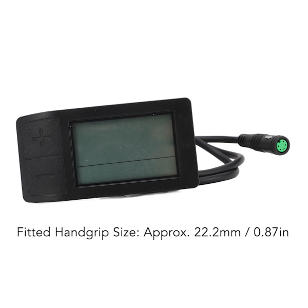 Elektrisk cykel LCD-displaymätare Vattentät 5-stiftskontakt Cykelkonverteringsmätare för Bafang-kontroller 24‑48V