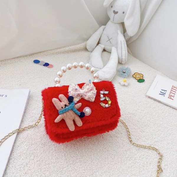 Toddler Barnväska för små flickor Mini Girl's Handväska