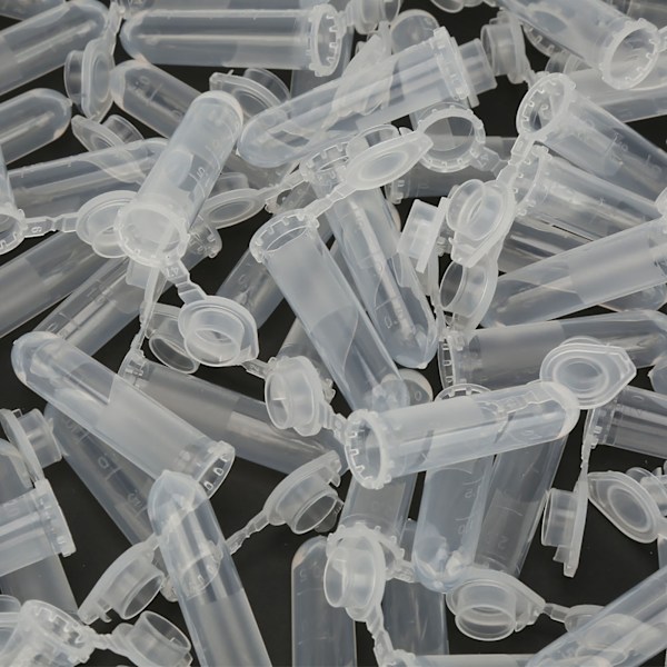 0,5 ml/2,0 ml/10 ml Centrifugrör Plastampull Förvaringsbehållare Provrör för Laboratorium (2 ml)