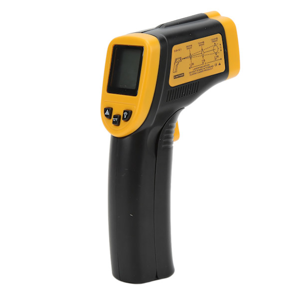 GM320 LCD Digital Termometer Infraröd Handhållen Temperaturpistol Kontaktlös Industriell Termometer
