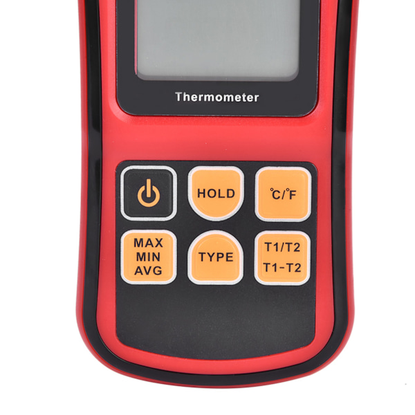 GM1312 Digital Termometer Dubbelkanal LCD-display Temperaturmätare