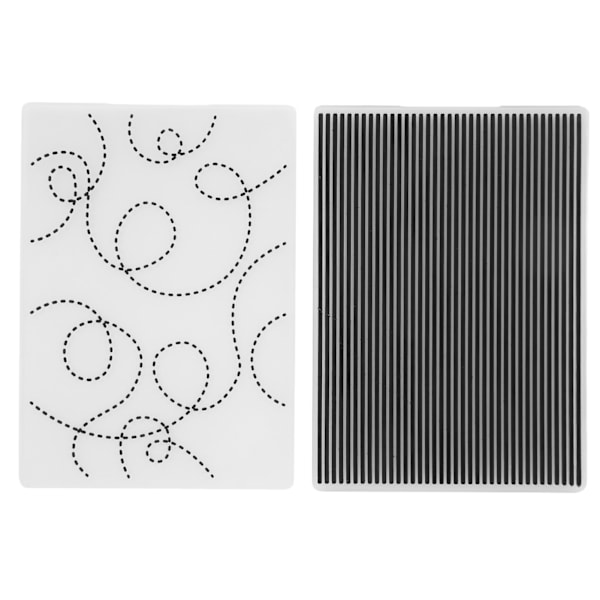 Quiltstencil för kreativt hantverk, prägla enkelt mönster på pappershantverk, färdig sömnadsbredd för professionella resultat