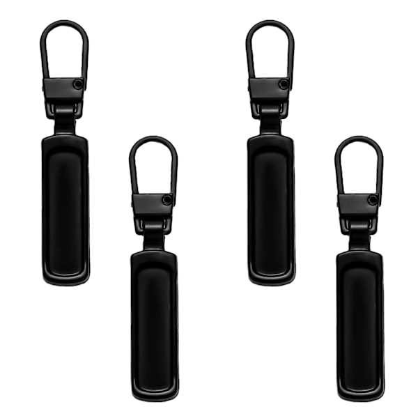 Eleganta dragkedjekläppar för sömnad, avtagbar design, dragkedjekläpp i metall, snabb installation och borttagning, lämplig för små hål och de flesta föremål, stilfull