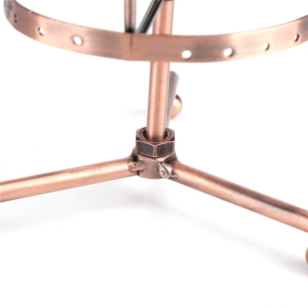 Utsökt Roterande Örhängesorganisatör, Smyckesställ i Metall med Unikt Utseende, 360° Rotation för Enkel Åtkomst och Utrymmesbesparande Design, Idealisk För