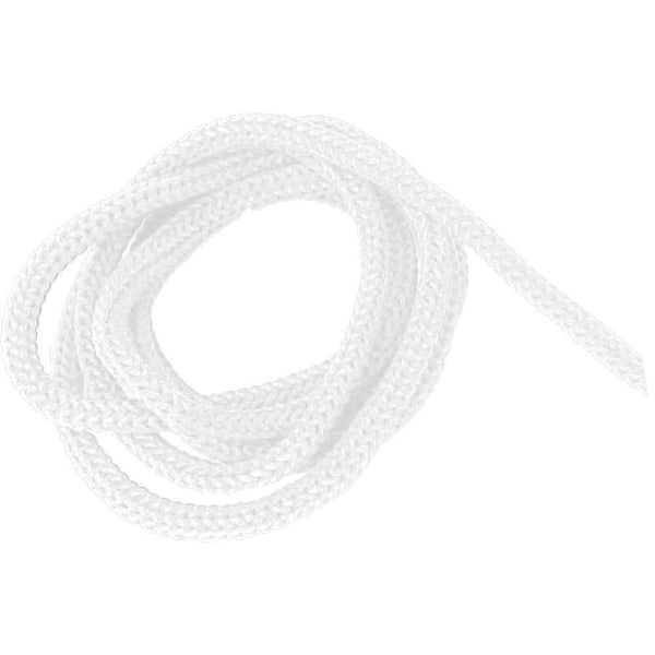 Polypropylenrep snöre flätat PP-sladd dragsko DIY handgjord kläddekoration (vit, 200D)