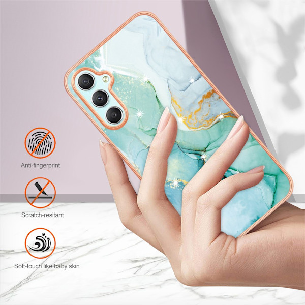 SKALO Samsung A25 5G Marmor TPU-skal - Motiv 4 multifärg