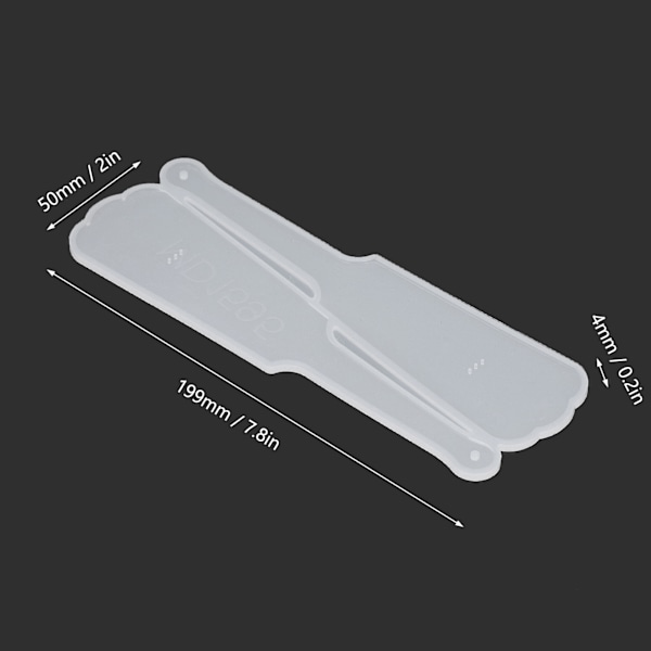 2PCS Silikonform DIY Produktion Återvinningsbar Fällbar Fjäder Silikonform för Jul Födelsedagsfest