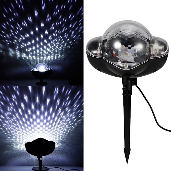 USB-driven utomhus vattentät projektionslampa LED-projektionsljus festivaldekoration