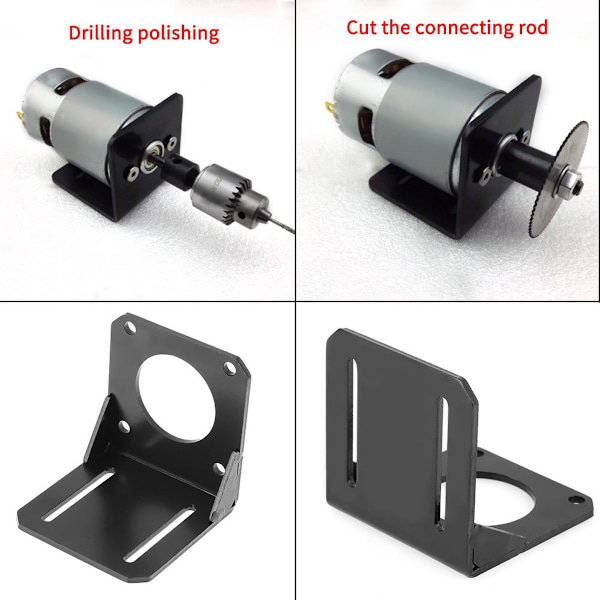 2-pack Nema 17 Stepper Motor Fästkonsol med M3 skruvar