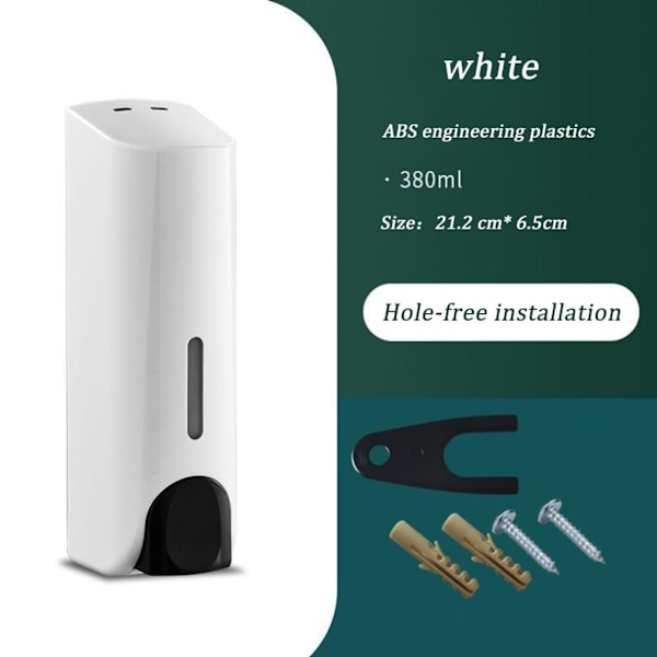 Automatisk tvåldispenser desinficerande dispenser, 380 ml beröringsfri sprayhanddesinfektionsdispenser