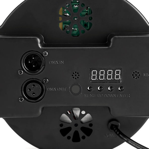 18 LED platta Par-lampor RGB-lampa för klubb DJ-fest scen DMX512-kontroll EU