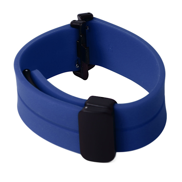 Klockarmband Silikon Magnetisk Vikbar Flexibel Vattentät Klockrem för Mi Band 8 Pro Blå
