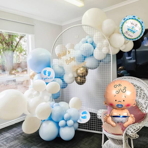 Baby shower dekoration pojke, baby shower dekoration pojke med baby shower pojke set, blå dekoration baby shower pojke ballonger, Its a Boy banner,