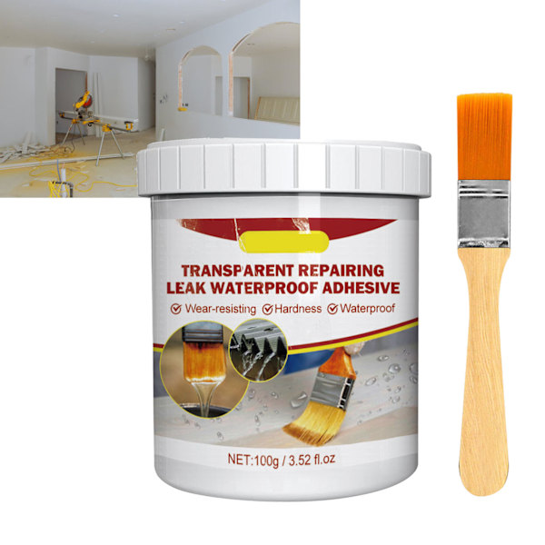 Transparent Vattentät Beläggning Agent Läckagesäker Isolerande Rebrushed Blank Sealant för Golv