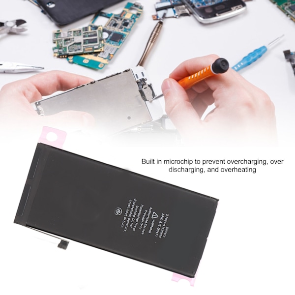 Batteri för IPhone XR 3.79V 11.16Wh 2942mAh Högkapacitets Batteriersättning för A1984 A2105 A2106 A2108 0 Cykel Reservbatteri