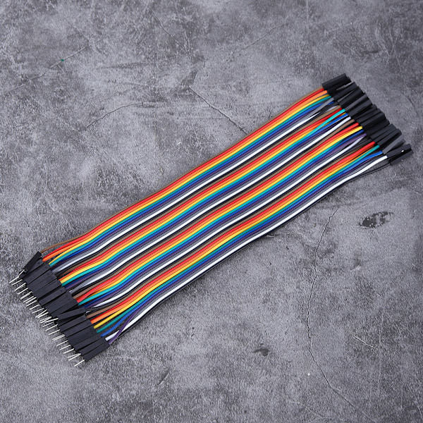 10 st Hopptråd Plast Han till Hona Anslutningskabel för Dator Elektronik 2,54 mm
