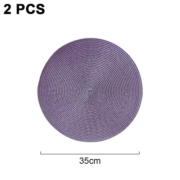 2 st Multi-purpose silikon bordstablett grytlapp, lila