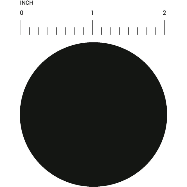 Runda färgkodande cirkelpricketiketter, svart
