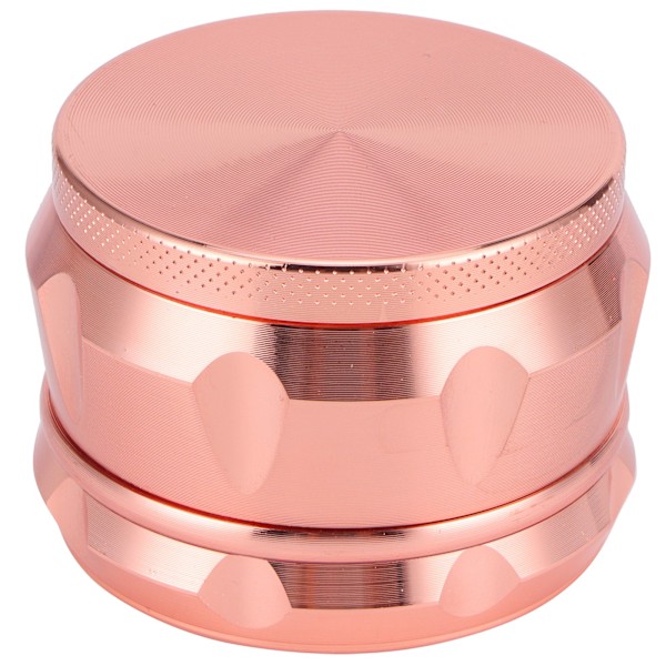 Mini Portabel Zinklegering Rök Grinder Manuell Rökning Kross Kvarn Verktyg Tillbehör Roséguld