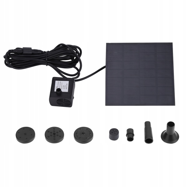SOLAR PUMP FONTÄNPUMP 1X SOLPANEL