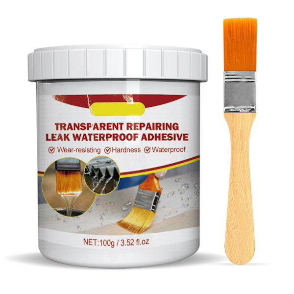 Transparent Vattentät Beläggning Agent Läckagesäker Isolerande Rebrushed Blank Sealant för Golv