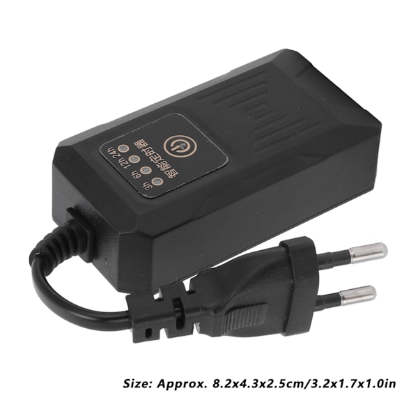 Akvarietimer Aquarium Ljustimer Akvarium Timing Socket Justerbar Akvarium Timer Controller 110‑220V EU-kontakt