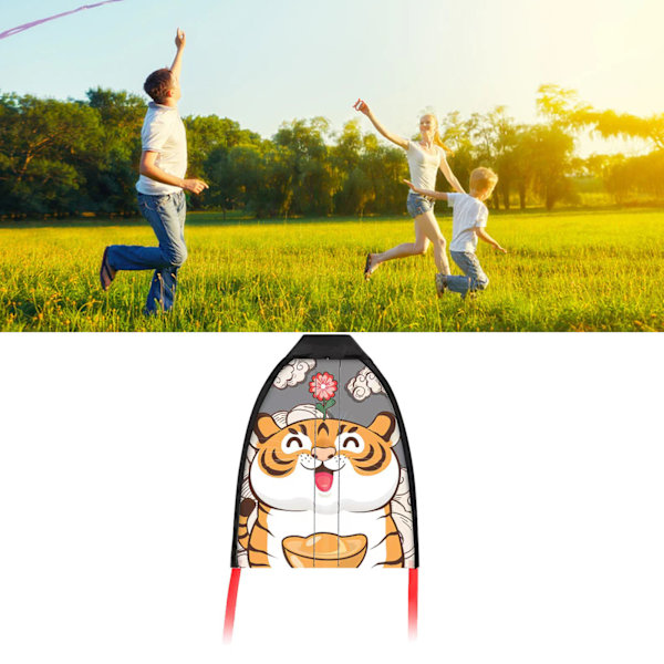 Barnens tumutkastningsdrake tumutkastningsdrake liten rolig utomhussportspel födelsedagspresenter tiger