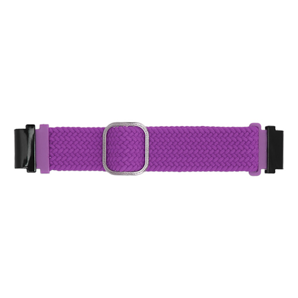 Klockarmband vävt nylon storlek justerbart klockarmband klockarmband för Garmin Fenix 7S 6S 5S lila