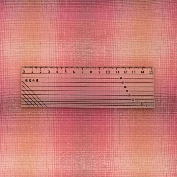 9 st Gradient Rutigt Tyg 20x20cm Handgjort DIY Mjukt Färgbeständigt Quiltningstyg för Luggar Plånböcker