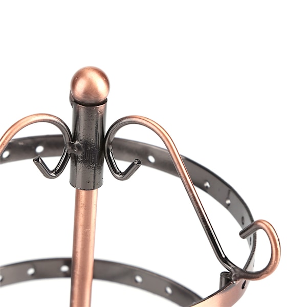 Utsökt Roterande Örhängesorganisatör, Smyckesställ i Metall med Unikt Utseende, 360° Rotation för Enkel Åtkomst och Utrymmesbesparande Design, Idealisk För