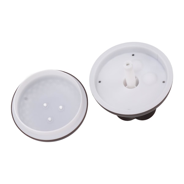2.5W Doftspridare 300ml USB-driven Tyst Drift Blomvasformad Aromluftfuktare för Kontor Sovrum Mörkbrun