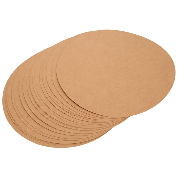20 st tomma runda papper förtjockade handritningsskissande DIY kartong hantverkspapper